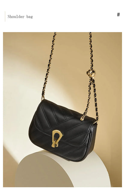 FOXER Women's Quilted Shoulder Bag