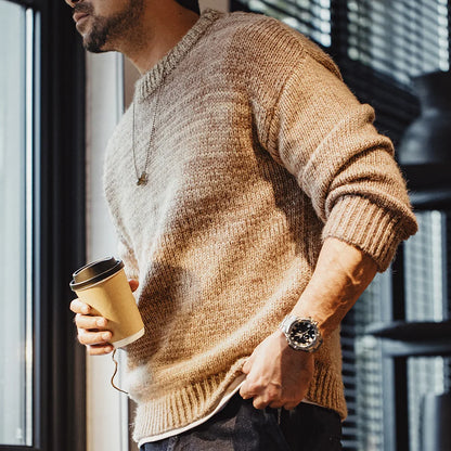 MADEN Vintage Gradient-Stripe Sweater