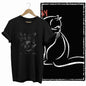 COOLMIND Cat Lover Graphic Cotton T-Shirt | Women's Relaxed Fit