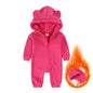 Kids Tales Little Bear Cotton-Blend Zip Baby Romper