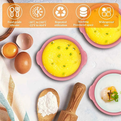 Air Fryer and Steamer-Specific Non-Stick Baking Molds - Easy Demolding for Cakes and Cupcakes - Reusable and Dishwasher Safe