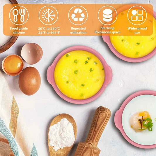 Air Fryer and Steamer-Specific Non-Stick Baking Molds - Easy Demolding for Cakes and Cupcakes - Reusable and Dishwasher Safe