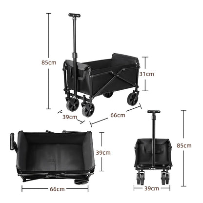 Foldable Portable Camping & Utility Cart – Heavy Duty Habicare