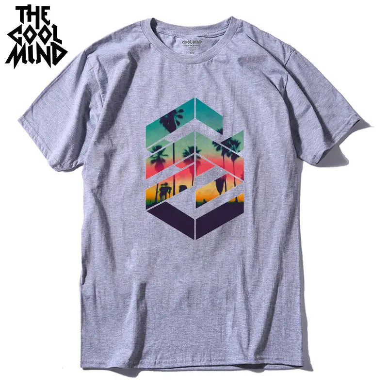 COOLMIND Printed Cotton T-Shirt | Men's Relaxed Style