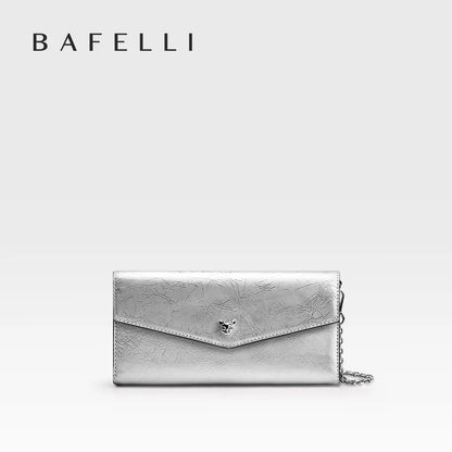 BAFELLI Genuine Leather Chain Wallet Bag