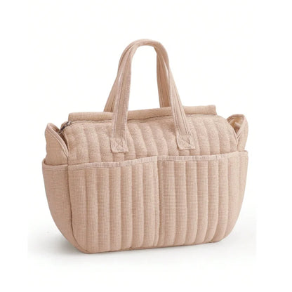 Solid Multi-functional Diaper Bag