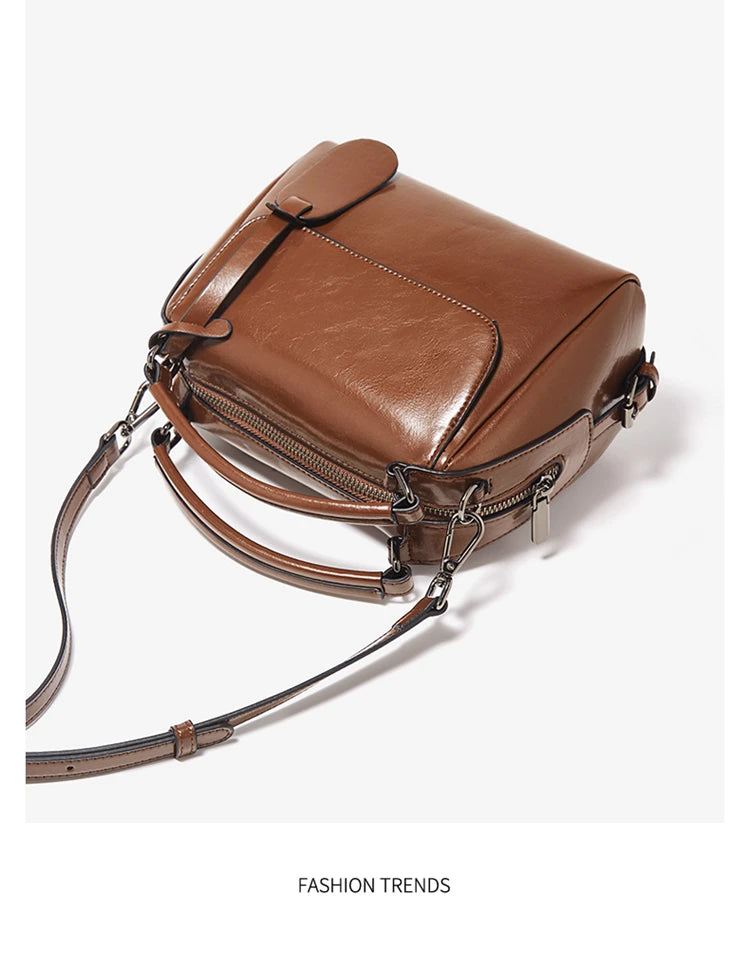 FOXER Split Leather Women's Handbag