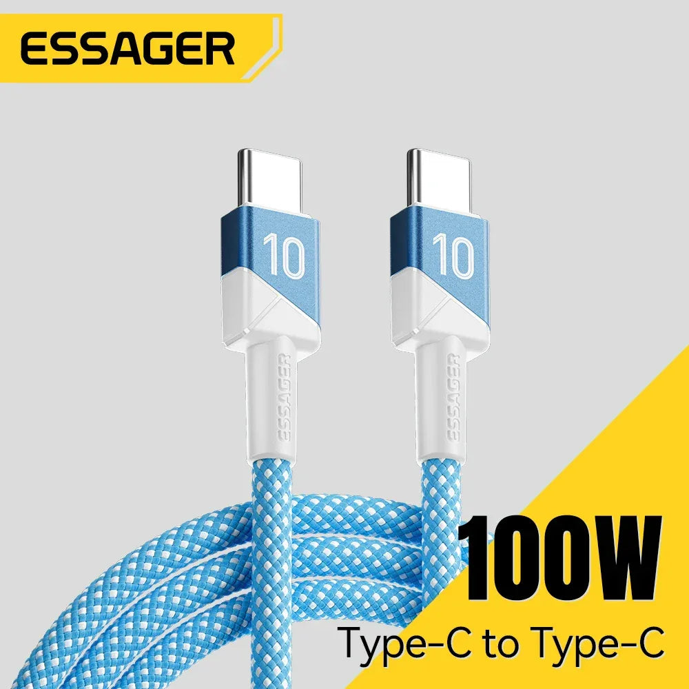 Essager 100W 5A USB C to USB C Cable - ShopHub