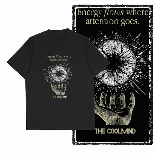 COOLMIND Cosmic Focus Graphic Cotton T-Shirt | Streetwear