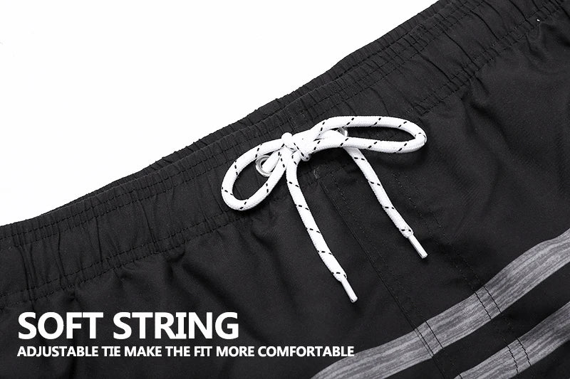 Men's ShopHub NZ boardshorts with quick-dry polyester, breathable mesh liner, ideal for gym and beach activities.