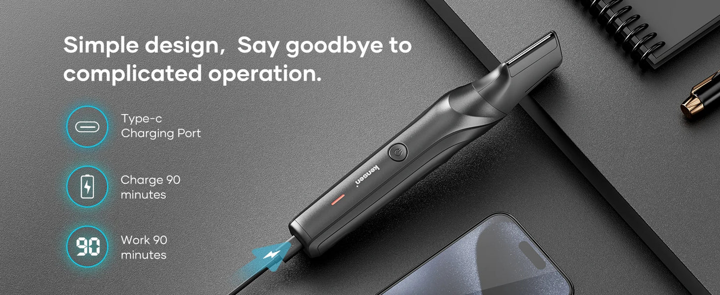 Kensen S6 Electric Hair Trimmer for Men Body Groomer Clipper
