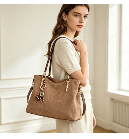 FOXER Vintage Suede Women's Handbag