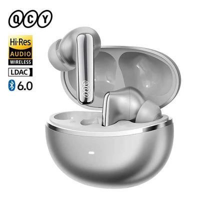 QCY MeloBuds N70 Wireless Earphones with Hybrid Adaptive ANC, Hi-Res Sound, and 50Hrs Battery Life