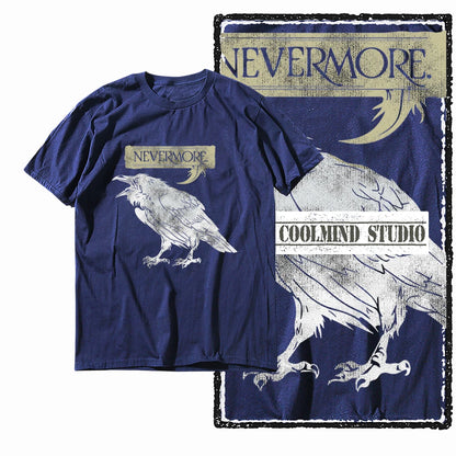COOLMIND X0062 Dark Winged Truth Graphic Tee
