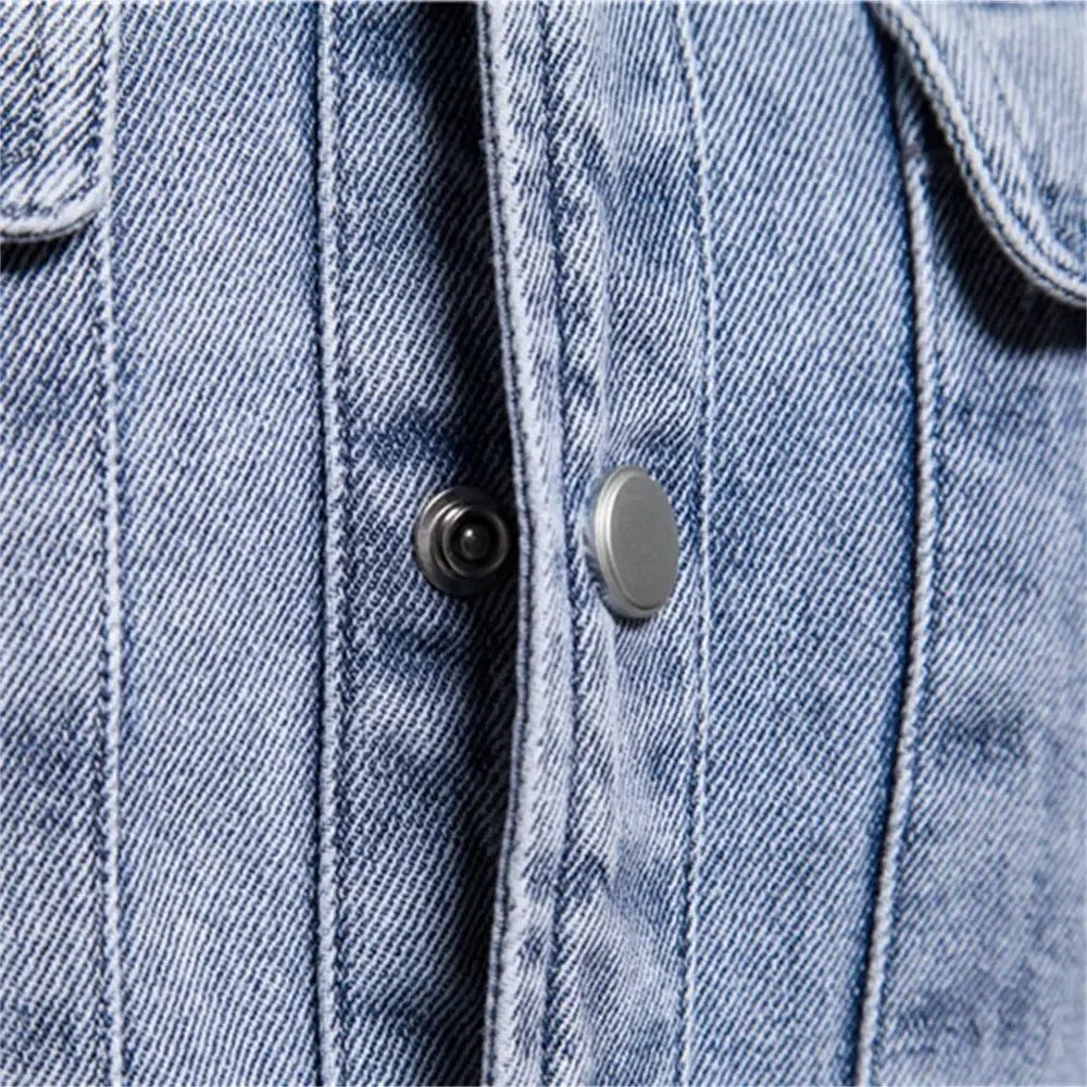 AIOPESON's 100% Cotton Denim Shirts - ShopHub