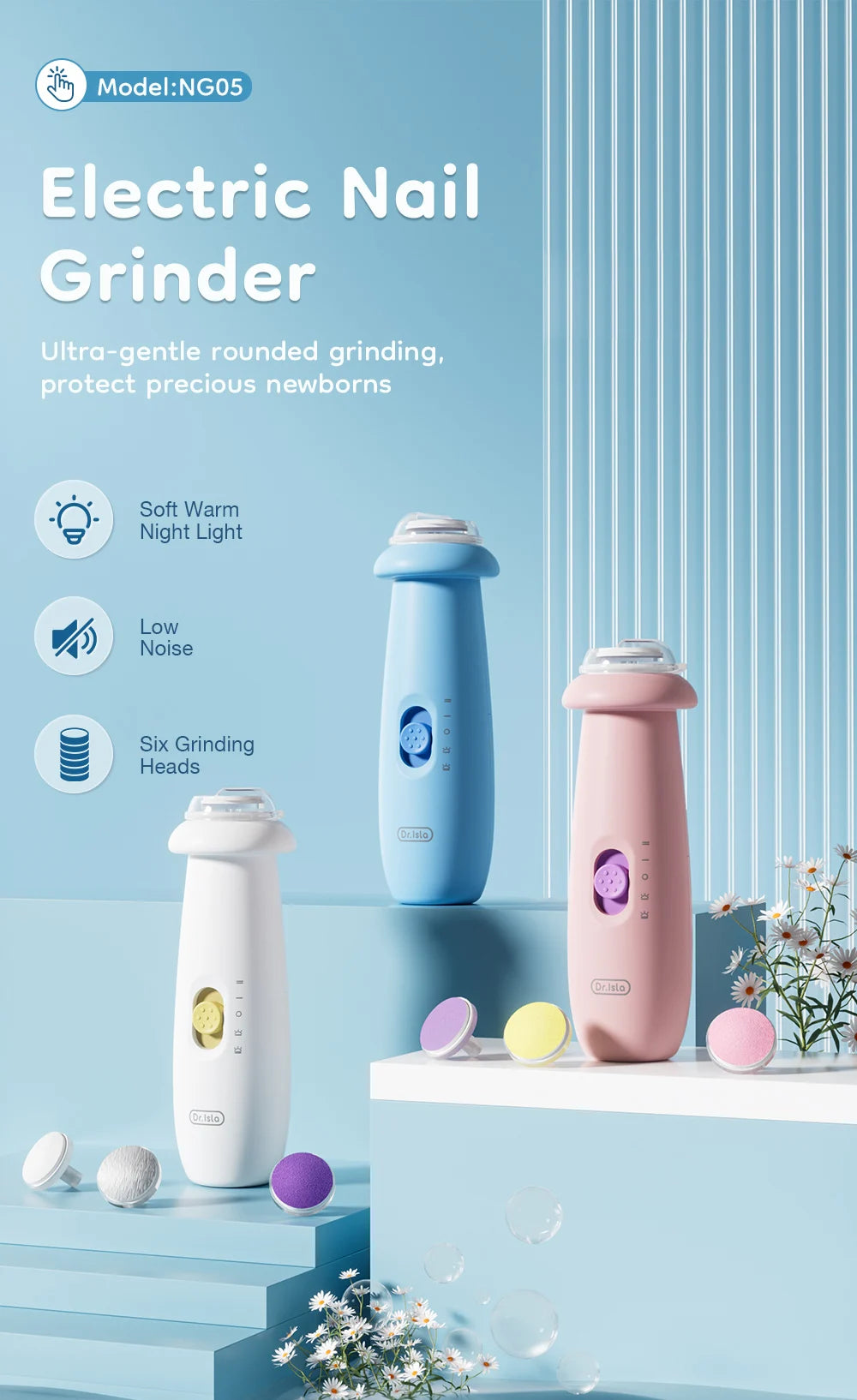 MAMIJOY Baby Electric Nail Trimmer