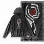 1984 Graphic Acid-Washed Black Streetwear Hoodie