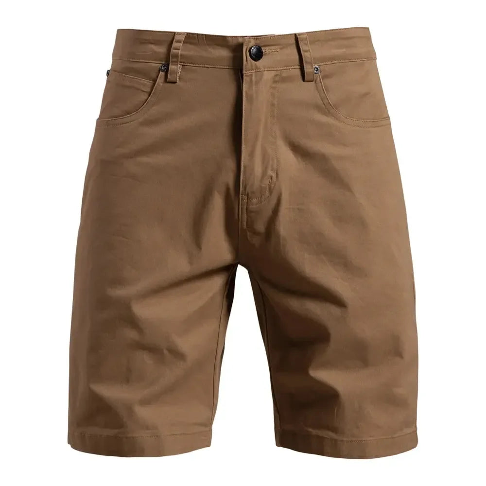 AIOPESON Men's 100% Cotton Summer Casual Shorts - ShopHub