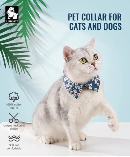 Truelove Cat Collar with Cute Floral Design