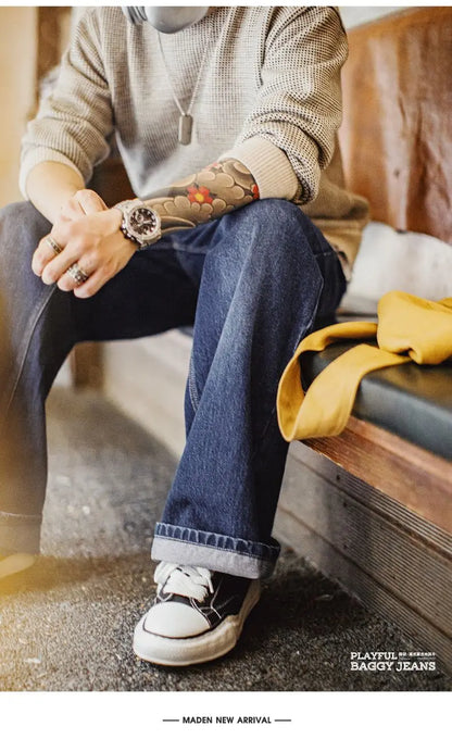 Maden 13.9oz Vintage Baggy Jeans