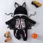 Kids Tales Batty Boo Cotton-Blend Halloween Baby Romper