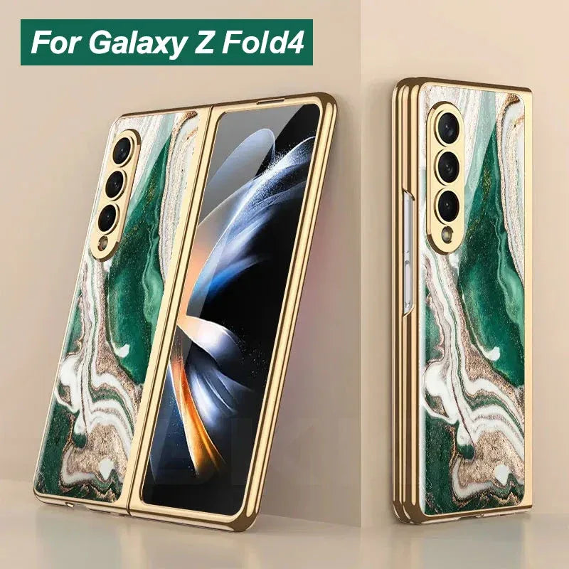 GKK Luxury Plating Frame Case for Galaxy Z Fold 3,4 & 5 - ShopHub