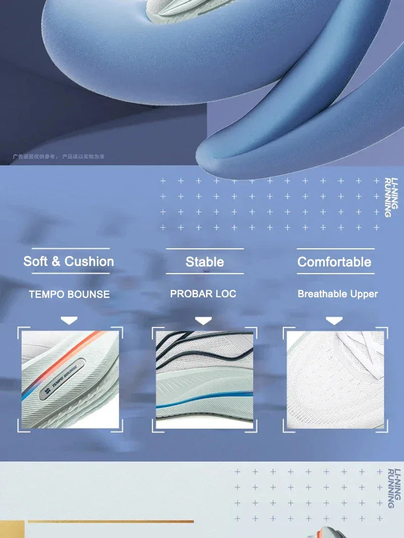 Li-Ning Men's YUEYING 5 Cushion Running Shoes - ShopHub