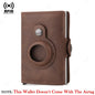Airtag Wallet Rfid Credit Card Holder Luxury Men Women Bank Cardholder Case Wallet Money Bag Purse For Apple Air Tag Tracker