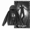 COOLMIND Acid-Washed Black Graphic Hoodie