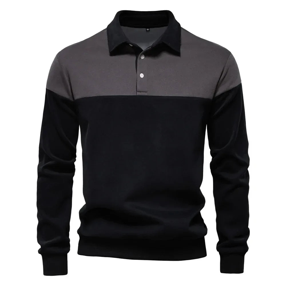AIOPESON Men's Premium Cotton Block Sweatshirts - ShopHub