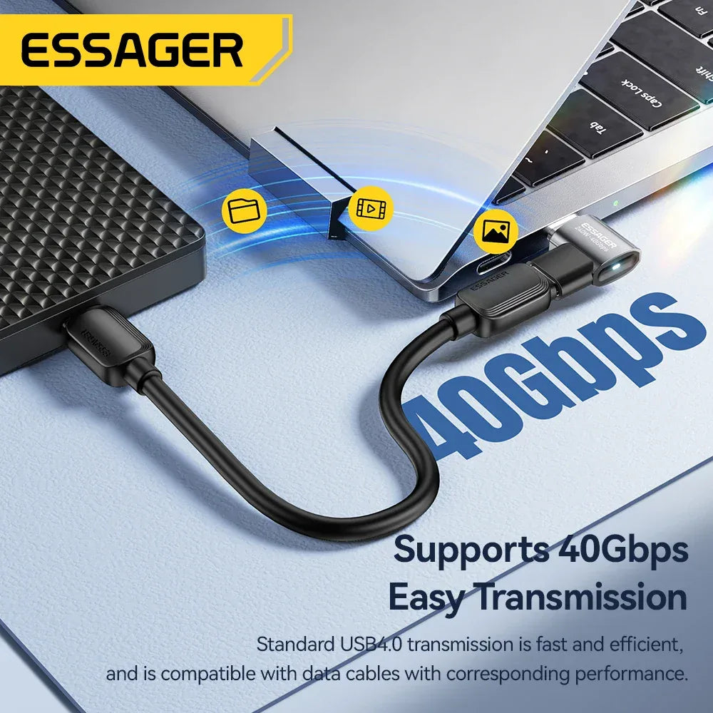 Essager USB4.0 40Gbps OTG Adapter - ShopHub