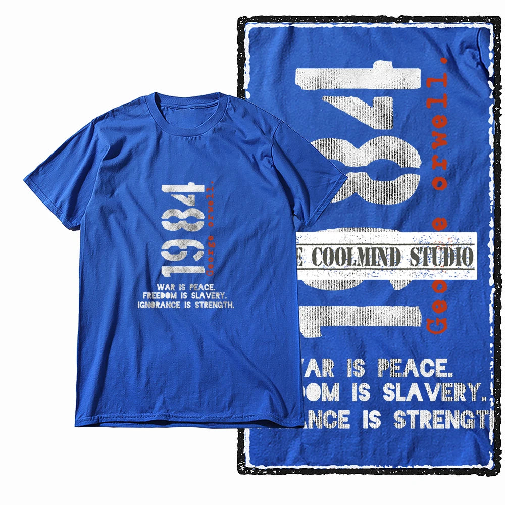 COOLMIND X0014 1984 Vintage Graphic Cotton Tee