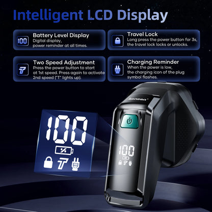Kensen S32 Electric Head Shaver for Men 7D Floating Cutter