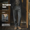 Maden Retro 12.8oz Grey Striped Jeans