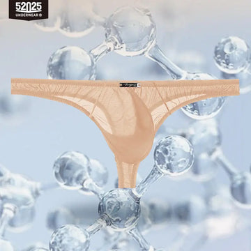 52025 EmberFlex Men's Low-Rise Nylon-Stretch Briefs & Thongs