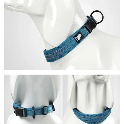 Truelove Adjustable Mesh Padded Dog Collar