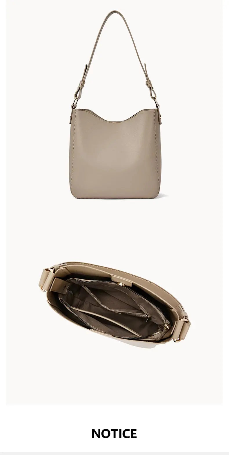 FOXER Simple Women Shoulder Bag Daily Commuting Tote Bag PU 2026 Casual Female Large Bucket Bag