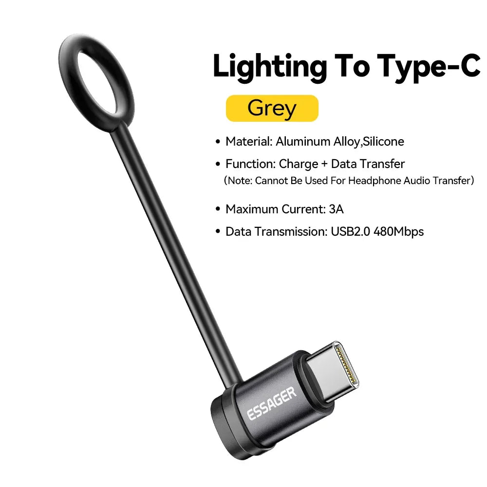 Essager Lighting to Type C Adapter - ShopHub