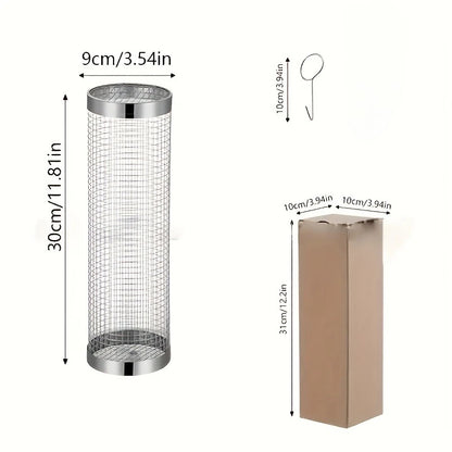2pc Stainless Steel Grill Basket Set