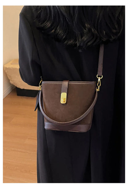 FOXER Crossbody Bucket Bag