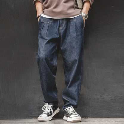 Maden Retro Denim Wash Baggy Men's Jeans