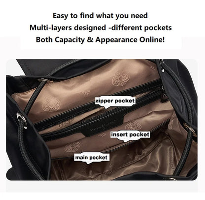 ZOOLER Oxford & Leather Backpack