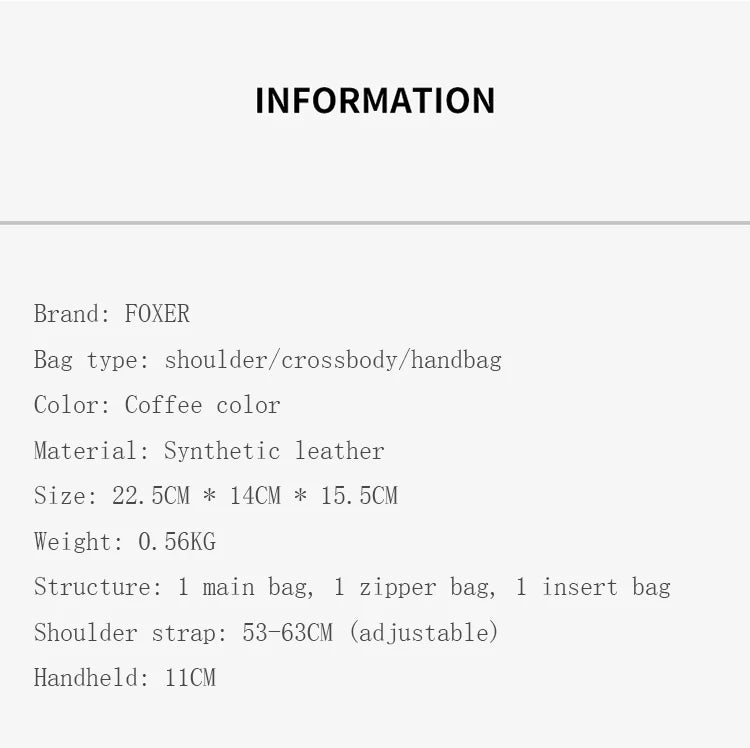 FOXER PVC Women's Vintage Boston Handbag