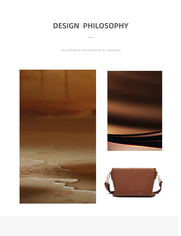 FOXER Lady's Shoulder Bag Cowhide Leather 2026 New Cross Body Bag Commute Work Handbag Casual Cellphone Purse