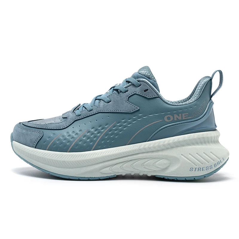 ONEMIX Black Leather Training Running Shoes