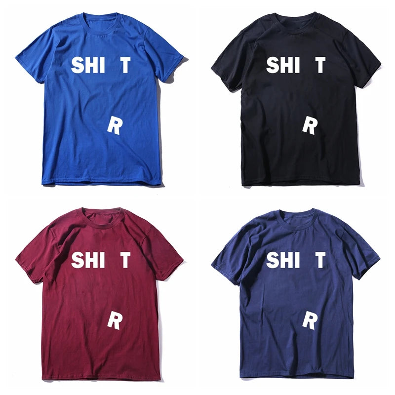 COOLMIND FU0123A Funny Graphic Cotton Tee