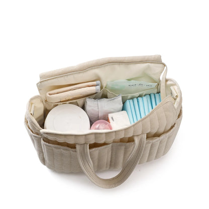 Solid Multi-functional Diaper Bag