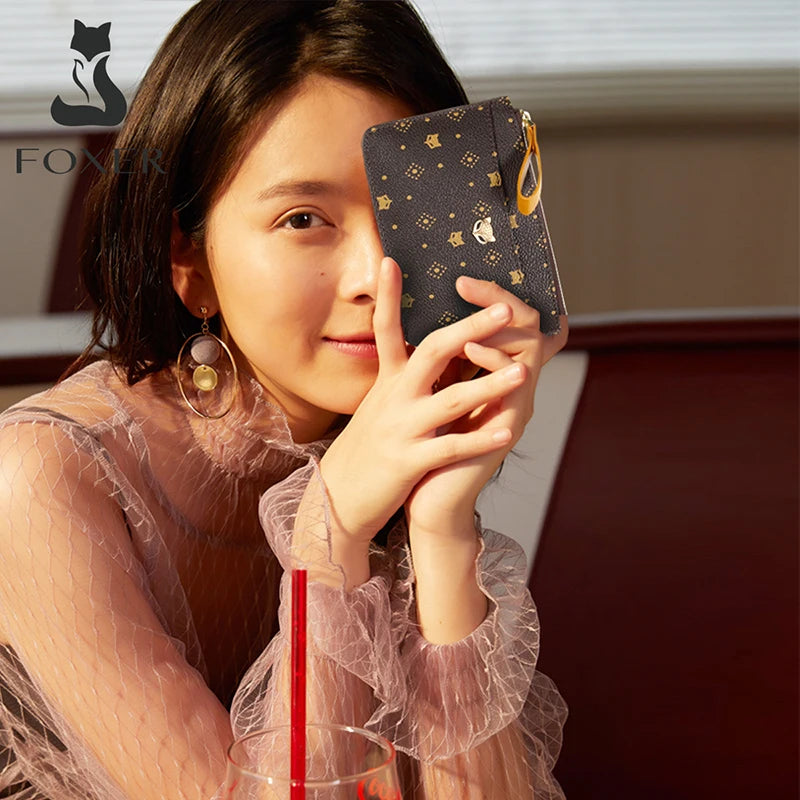 FOXER Mini Card Holder Wallet