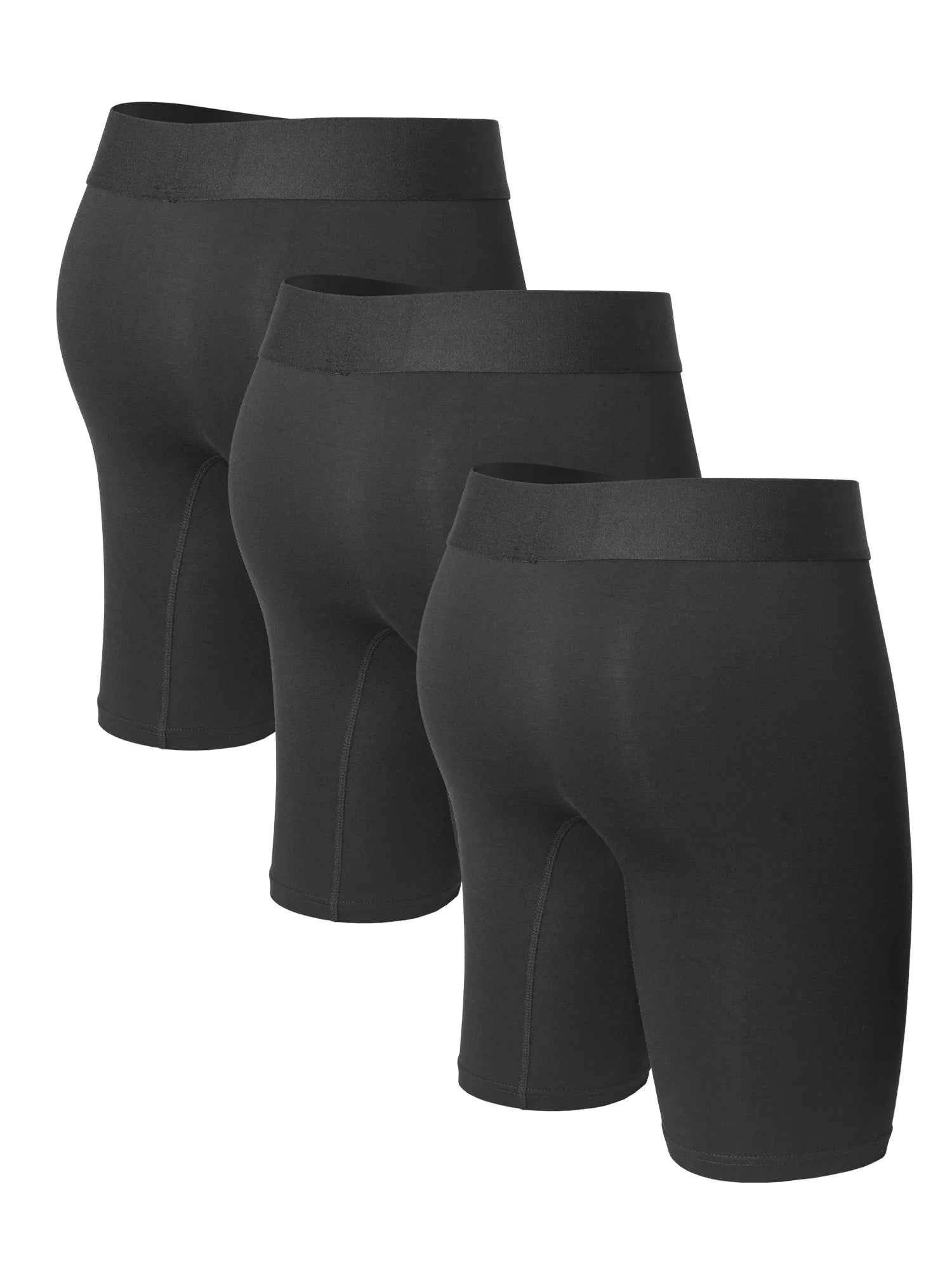3pcs Men's Breathable Modal Underwear with Opening - Comfortable Boxershorts