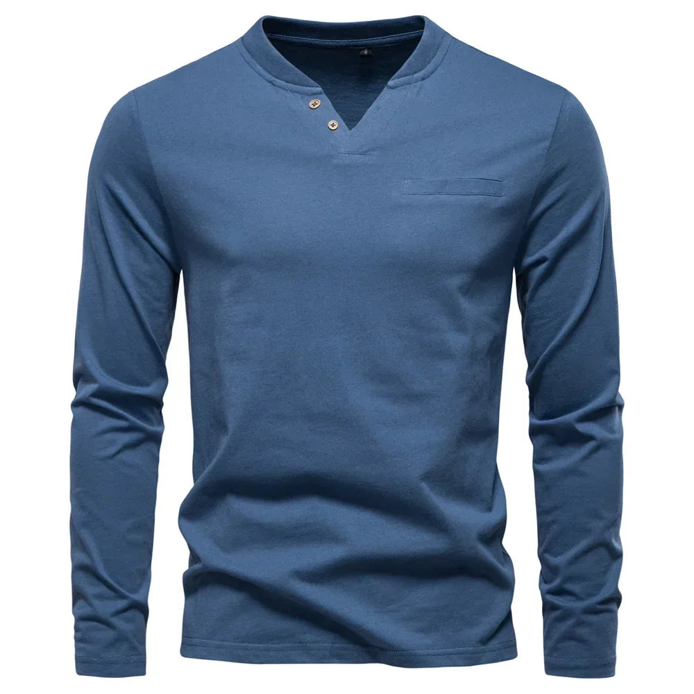 AIOPESON Men's Long Sleeve Shirts - ShopHub